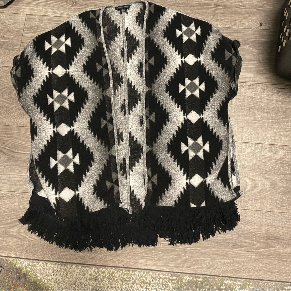 American Eagle Tassel Kneed Sleeve (basically Sleeveless) cardigan